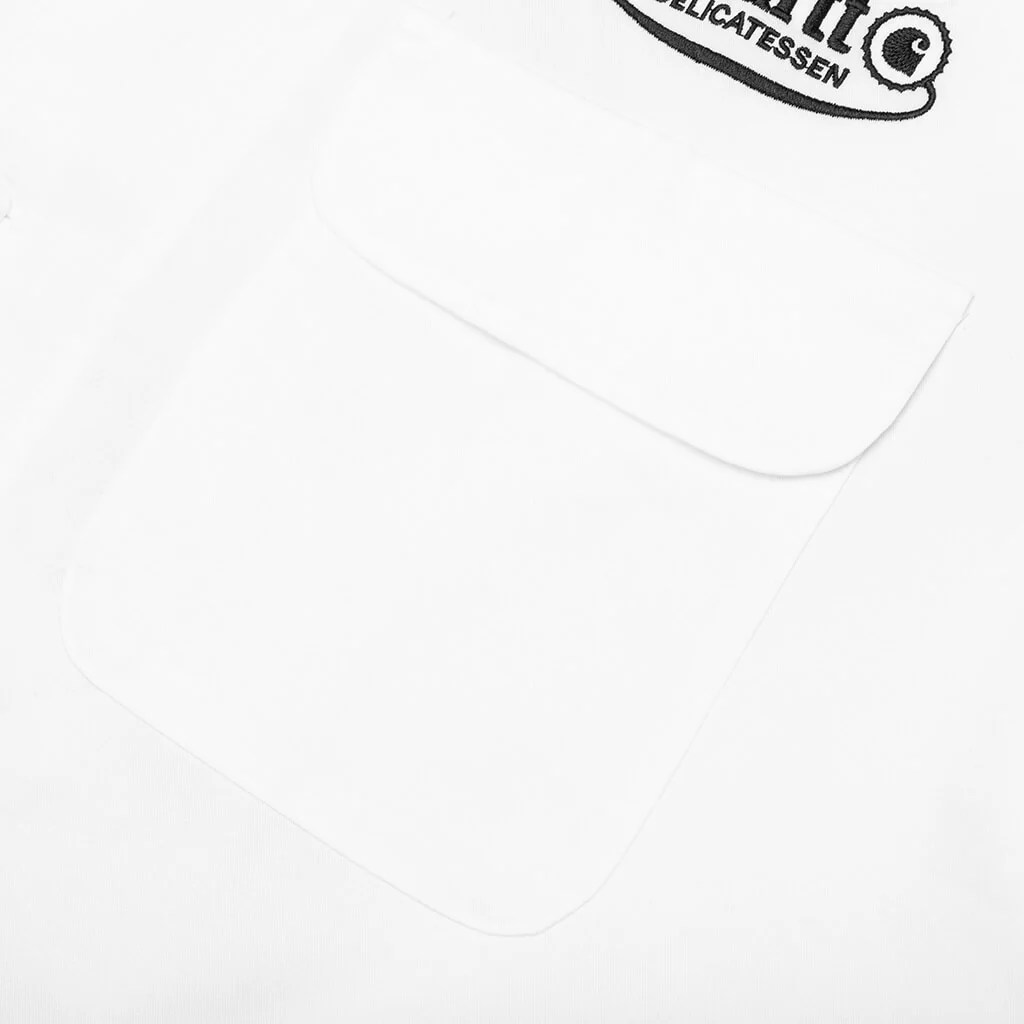 S/S Deli Shirt - White/Black - Image 5