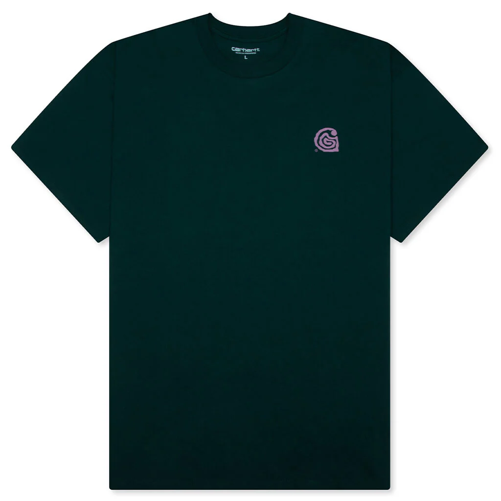 S/S Helix T-Shirt - Deep Lagoon