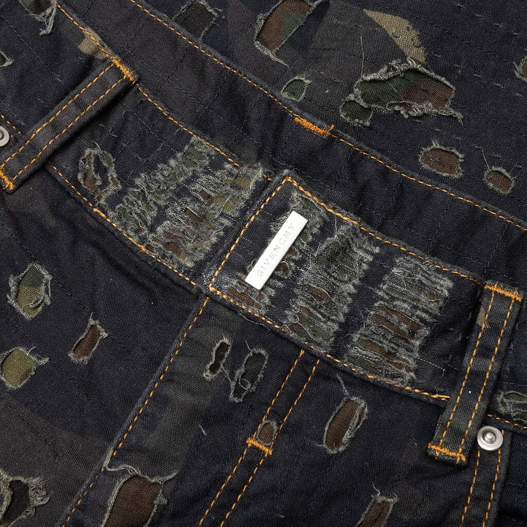 Carpenter Denim Trousers - Brown/Khaki - Image 3
