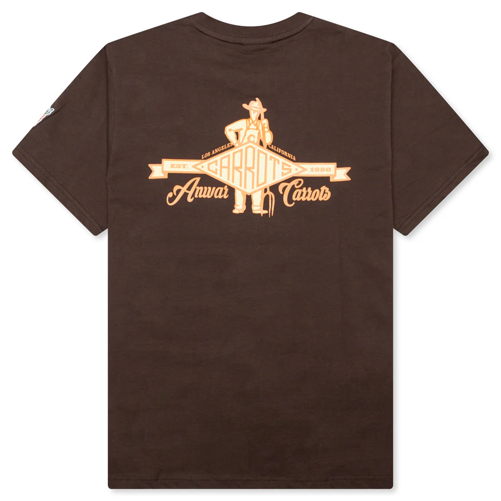 Emblem Tee - Brown - Image 2