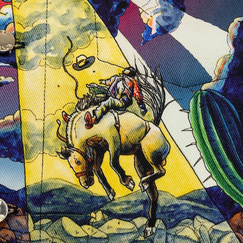 Cowboy De L'Espace Classic Denim Jacket - Printed Denim - Image 4