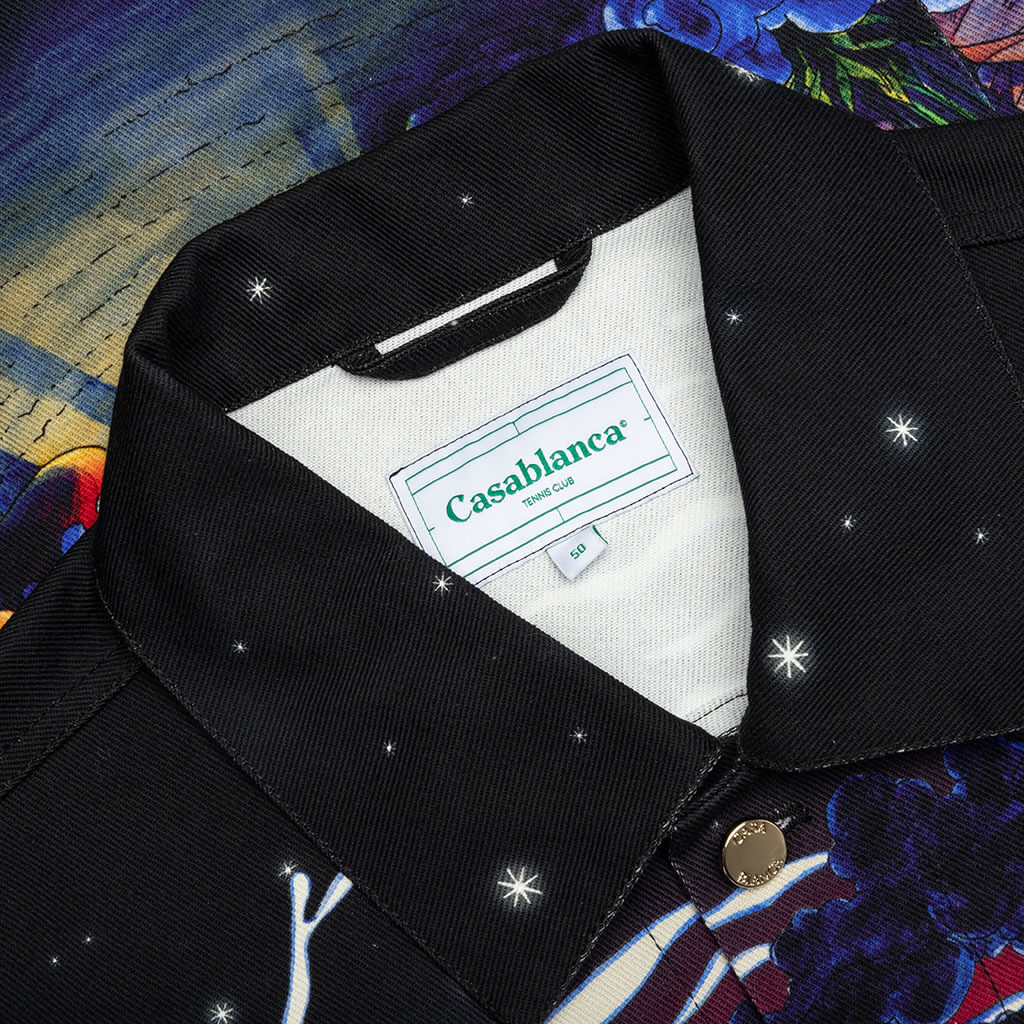 Cowboy De L'Espace Classic Denim Jacket - Printed Denim - Image 8