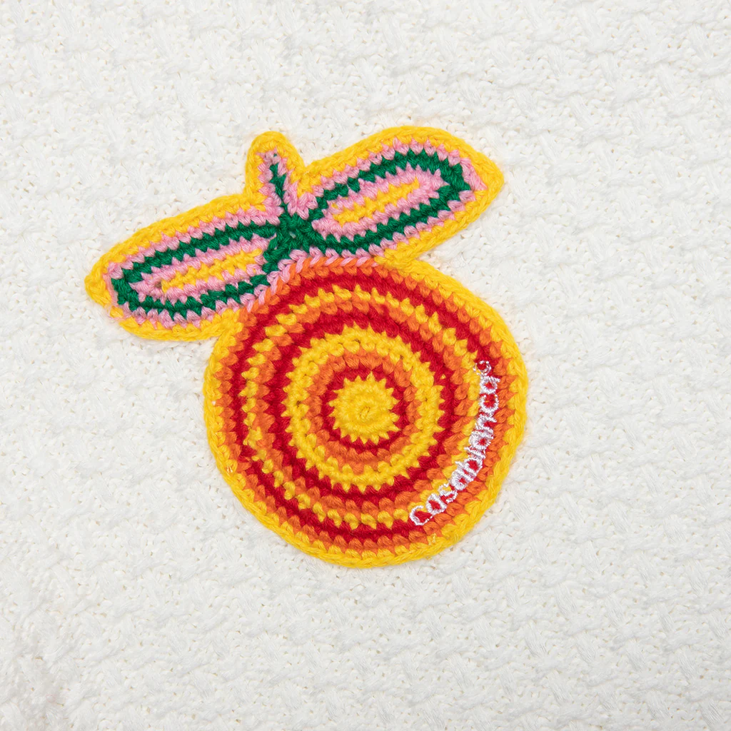 Crochet Shorts With Patches - White - Image 4