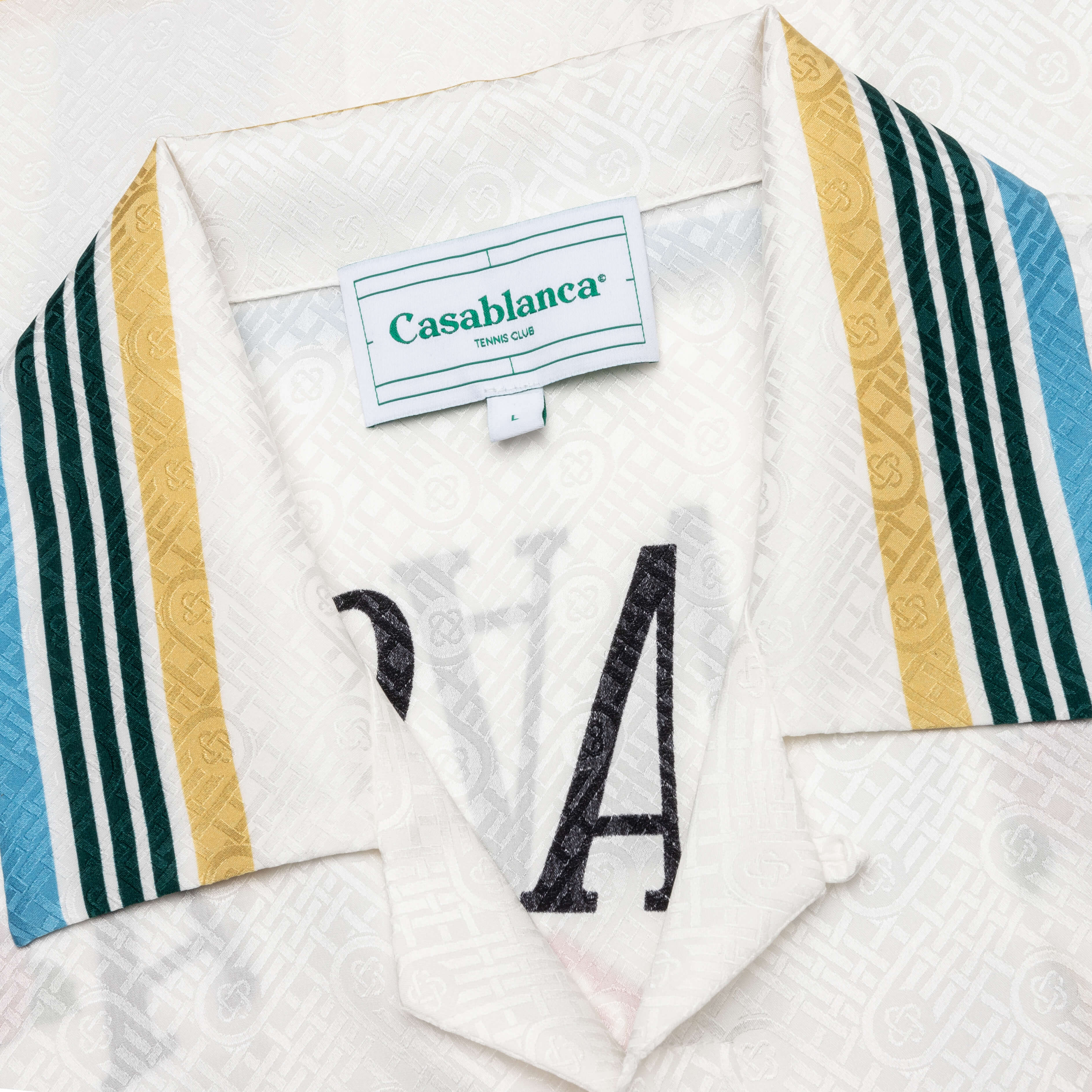Cuban Collar Short Sleeve Shirt - Casa Way - Image 3