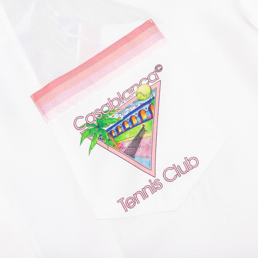 Cuban Collar S/S Shirt - Tennis Club Icon - Image 4