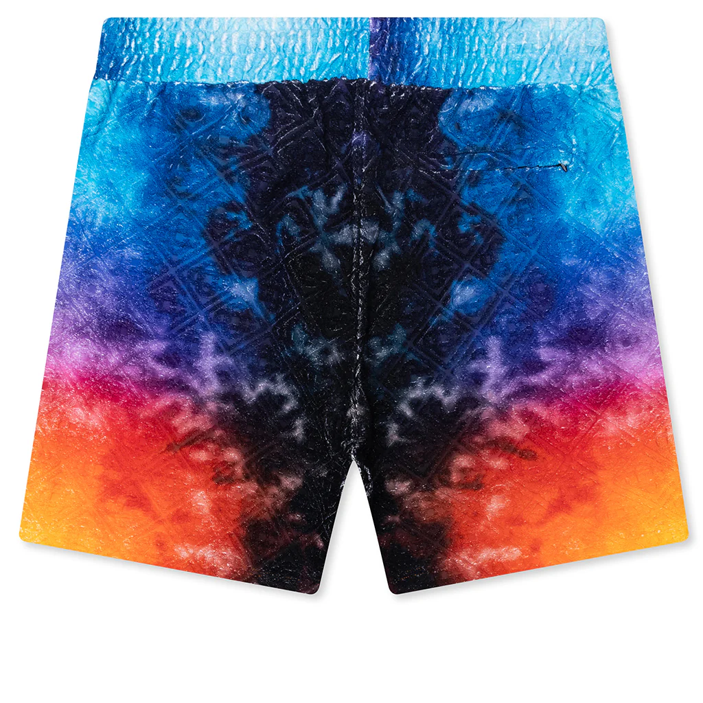 Gradient Towelling Shorts - Tie Dye - Image 2