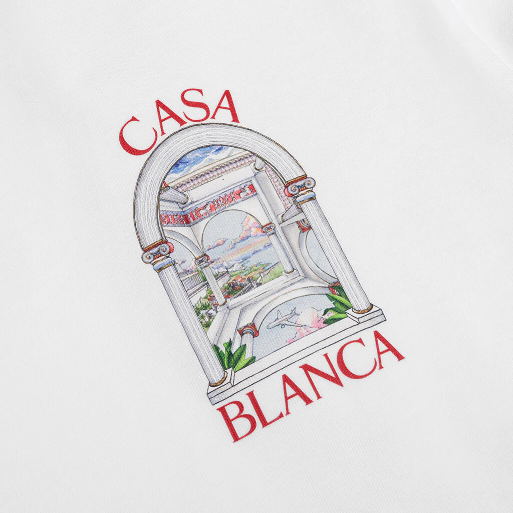 Le Passage Printed T-Shirt - White - Image 3