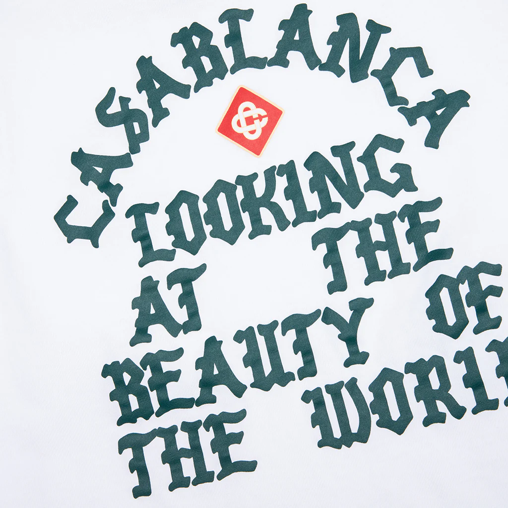 Beauty of the World Printed T-Shirt - White - Image 4
