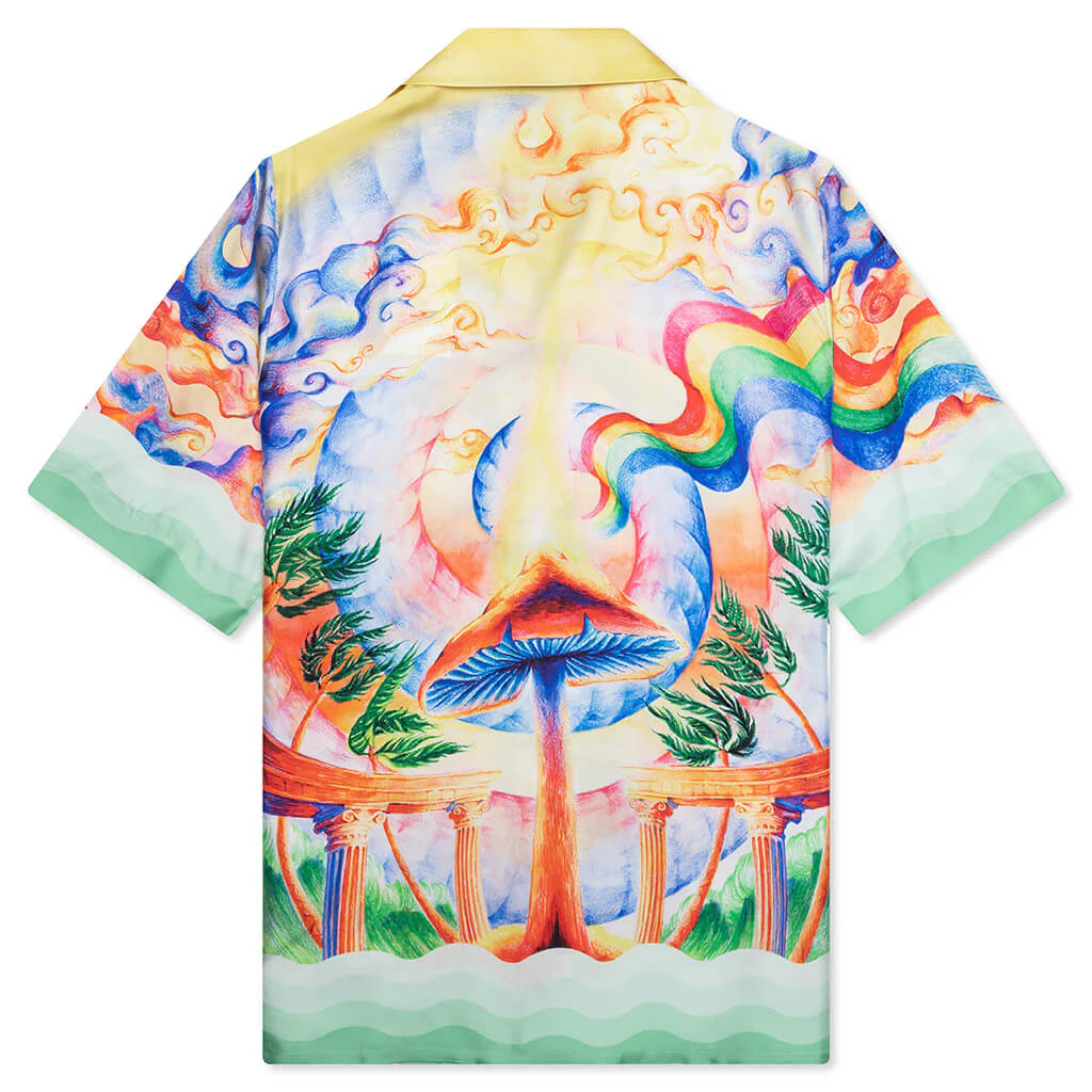 Natures Teacher S/S Cuban Collar Shirt - Multi - Image 2