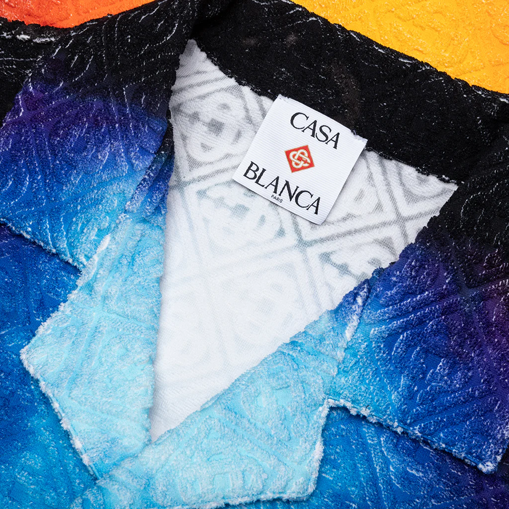 Gradient Towelling Shirt - Tie Dye - Image 3