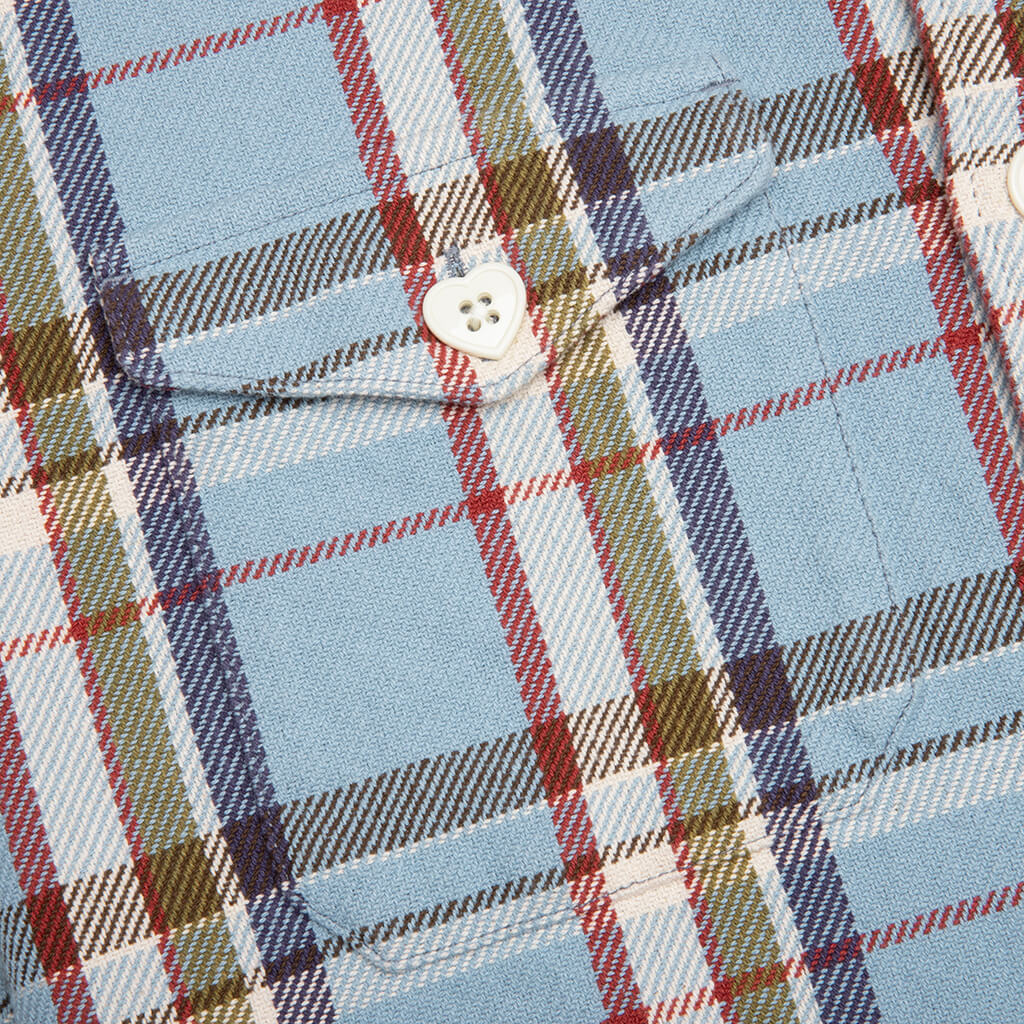 Check Shirt - Blue - Image 3
