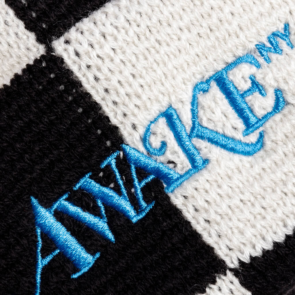 Checkerboard Beanie - Black Multi - Image 2