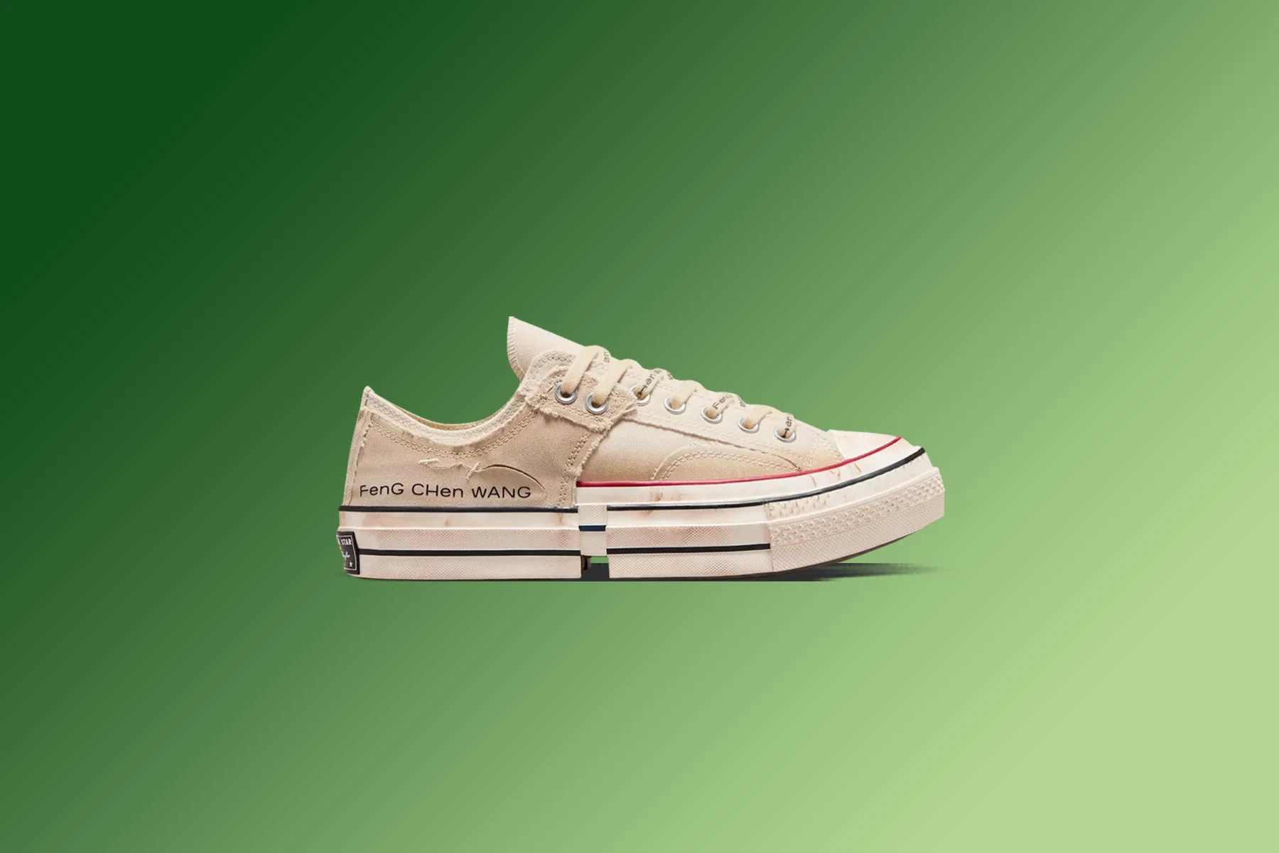 Converse x Feng Chen Wang Chuck 70 2-in-1 Ox - Natural Ivory - Image 2