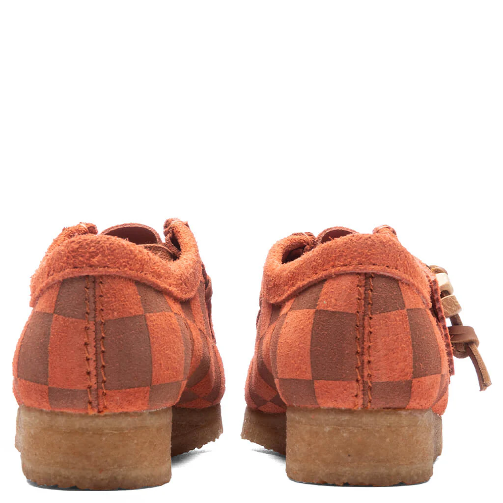 Women's Wallabee - Orange Check - Image 4