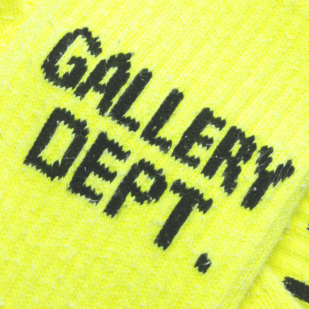 Clean Socks - Fluorescent Yellow - Image 2