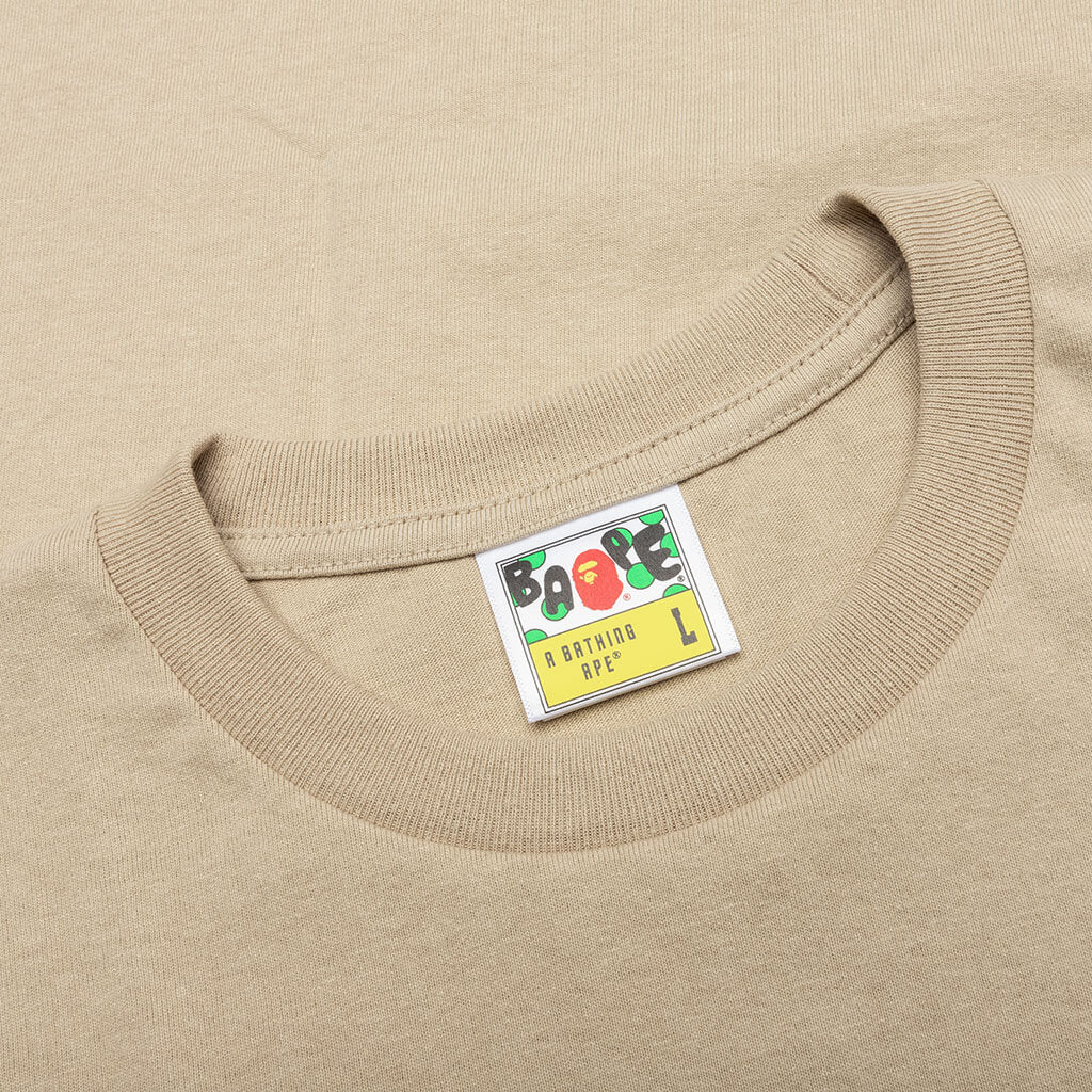 College Tee - Beige - Image 4