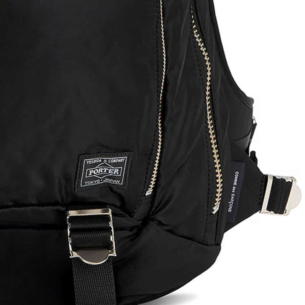 Porter Nylon Twill Shoulder Bag - Black - Image 3