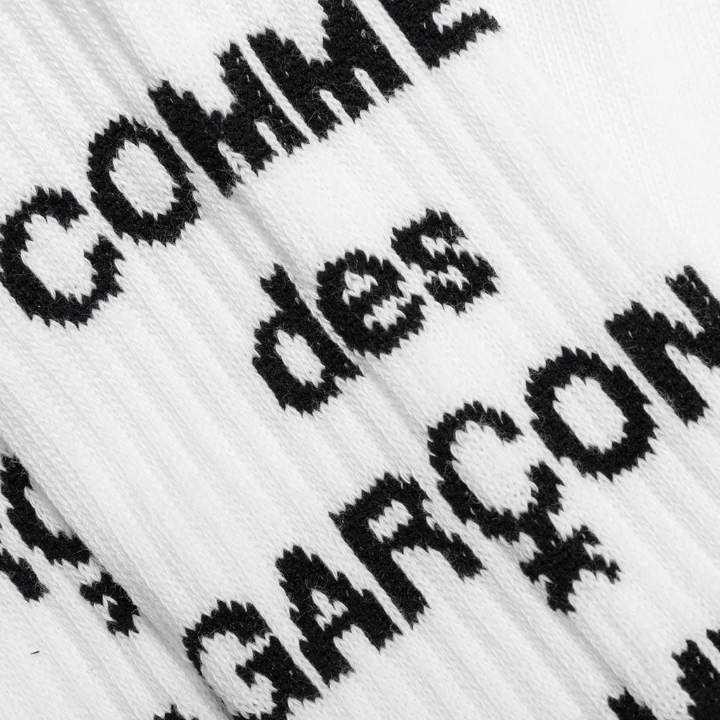 Logo Socks - White - Image 2