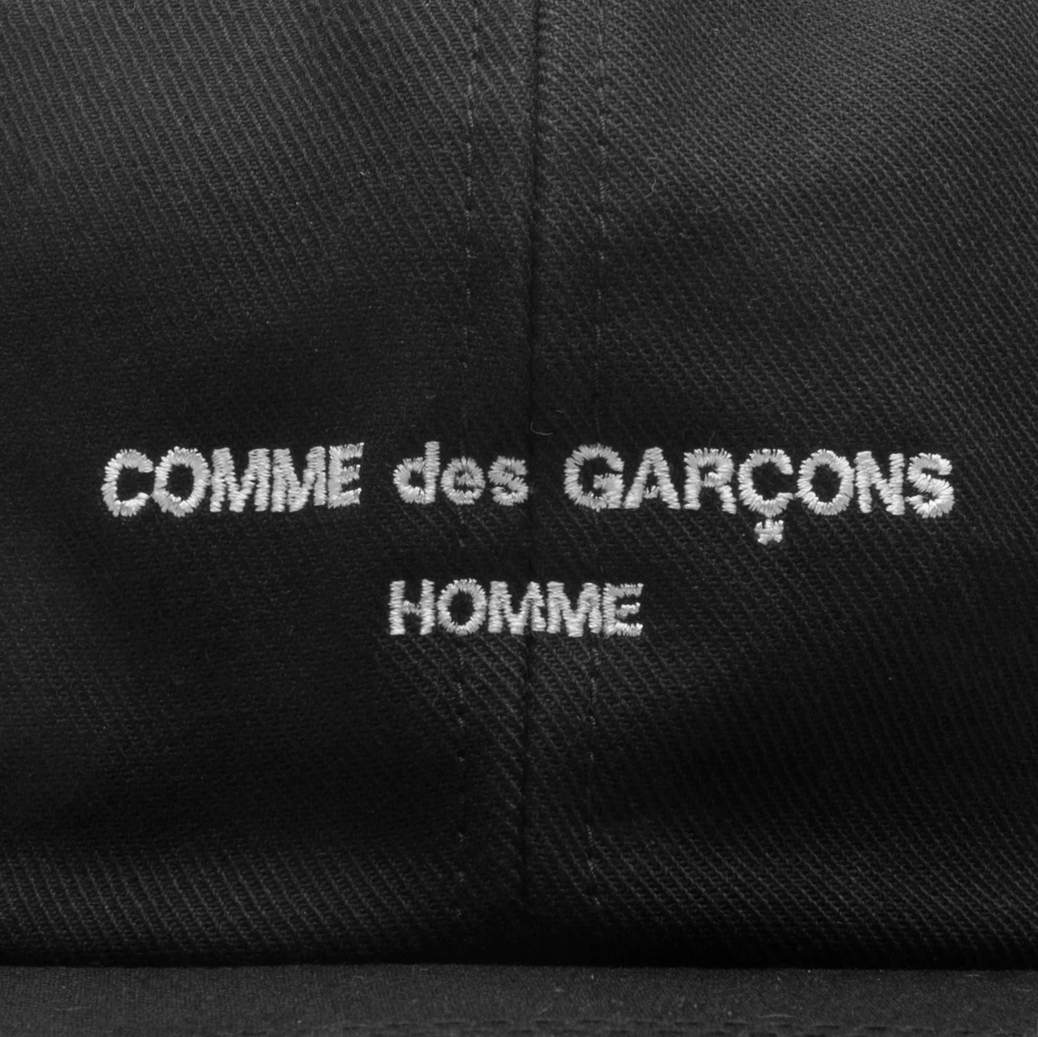 Embroidered Logo Cap - Black - Image 2