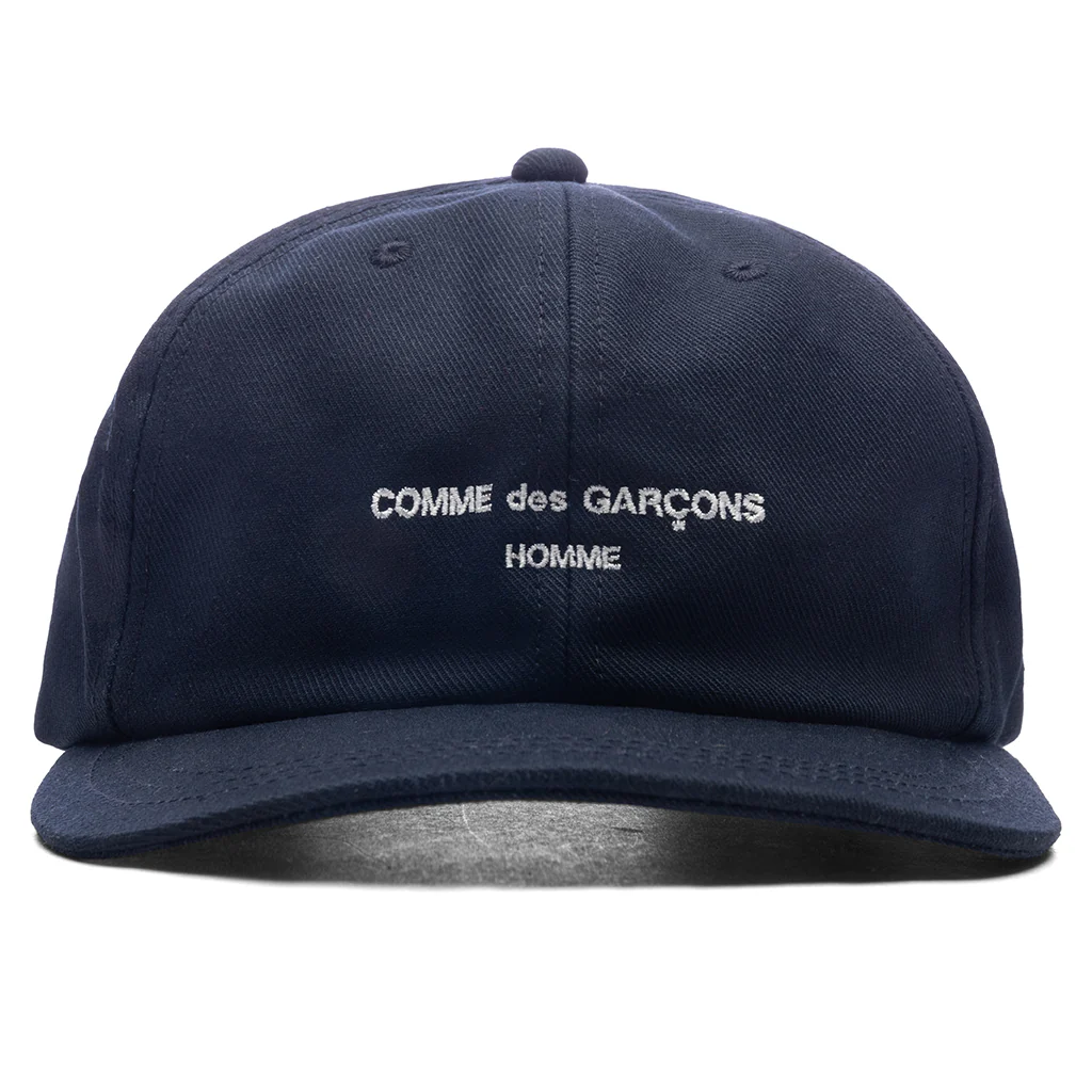 Embroidered Logo Cap - Navy