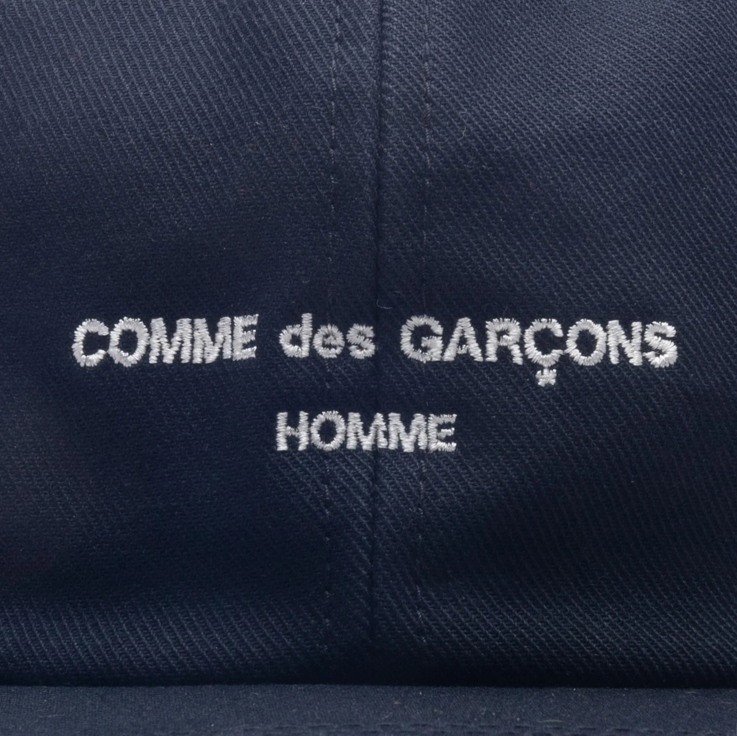 Embroidered Logo Cap - Navy - Image 2