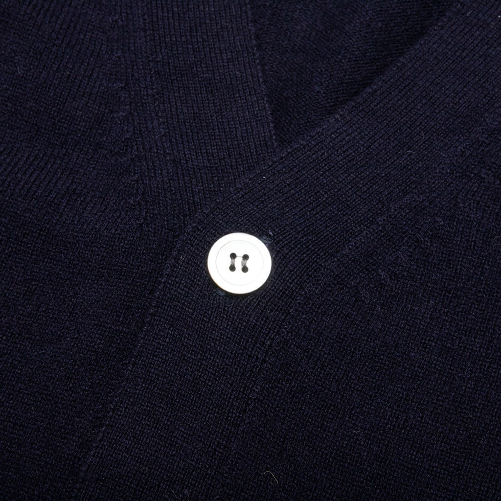 Comme des Garcons PLAY x the Artist Invader Button Cardigan - Navy - Image 4