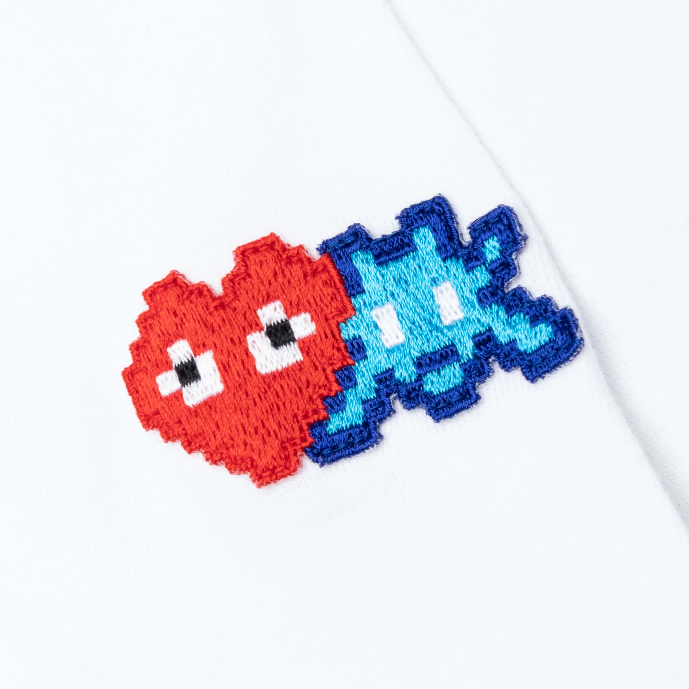 Comme des Garcons PLAY x the Artist Invader L/S Tee - White - Image 3