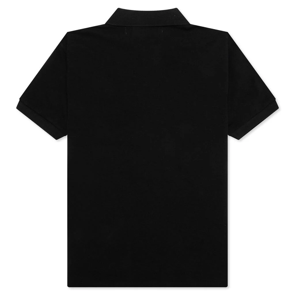 Comme des Garcons PLAY x the Artist Invader Polo - Black - Image 2