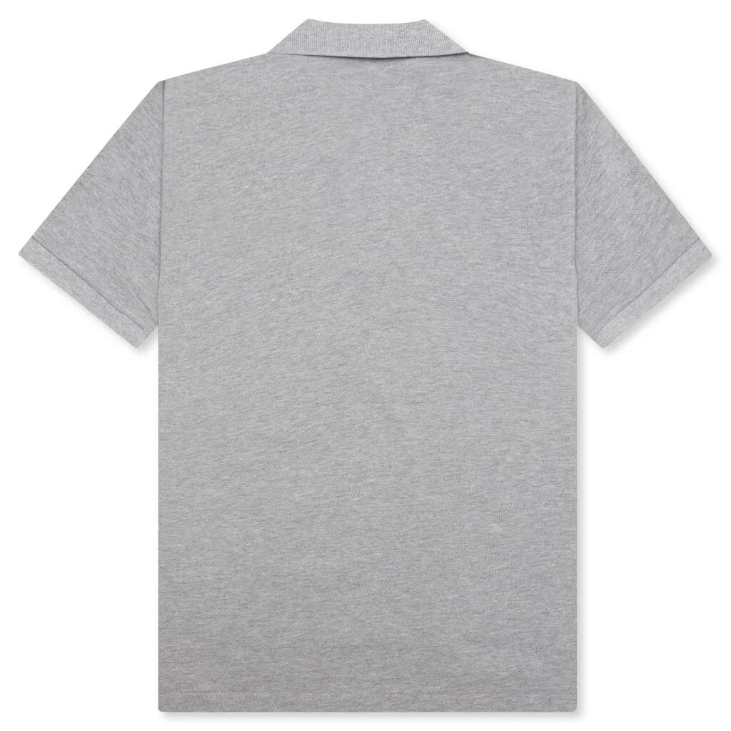 Comme des Garcons PLAY x the Artist Invader Polo - Grey - Image 2
