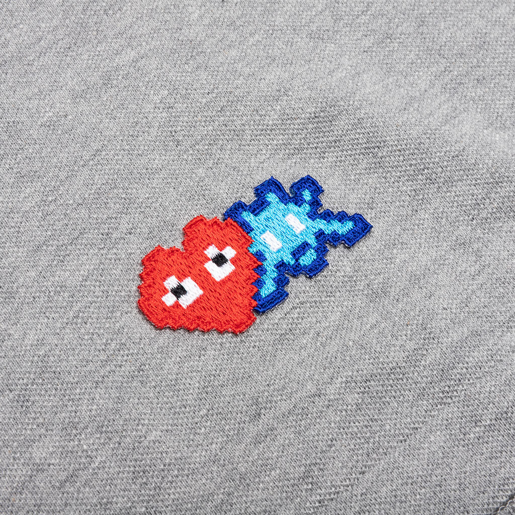 Comme des Garcons PLAY x the Artist Invader Polo - Grey - Image 4