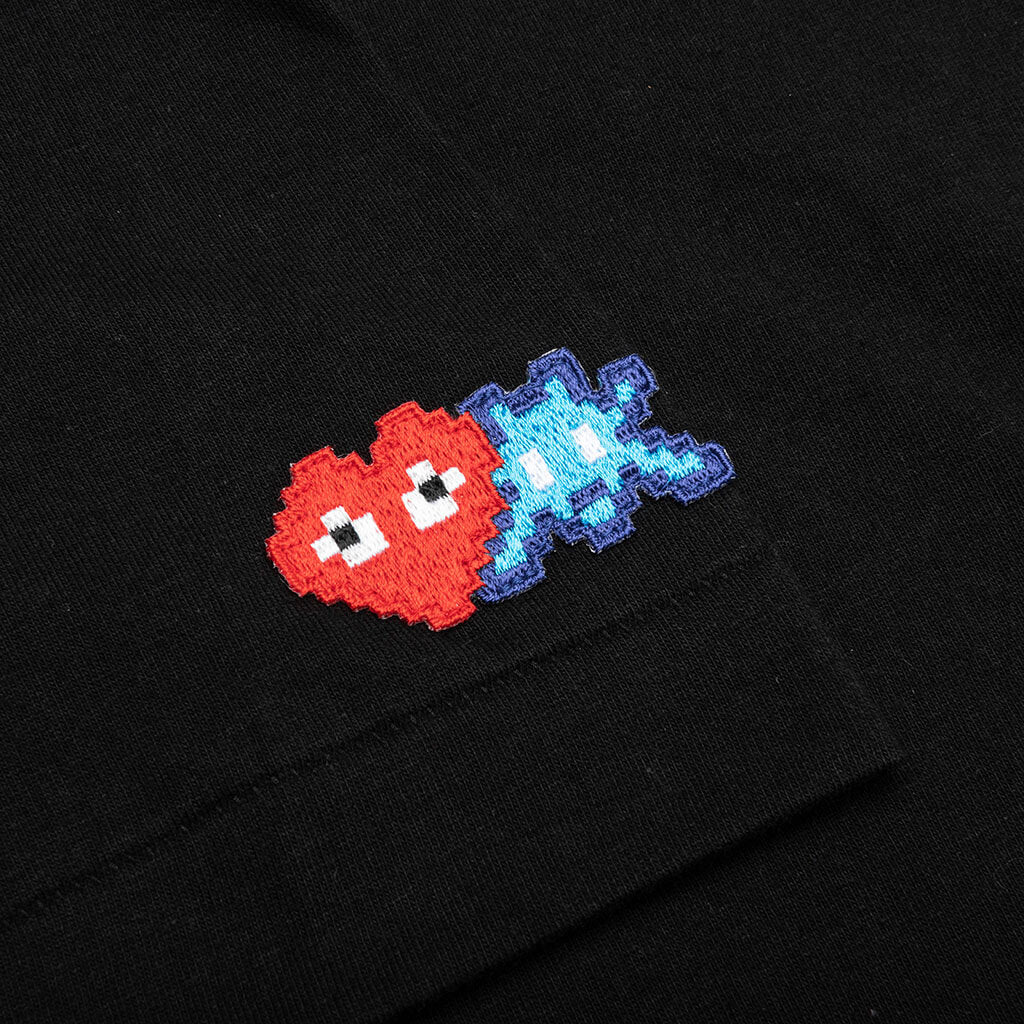 Comme des Garcons PLAY x the Artist Invader S/S Tee - Black - Image 3