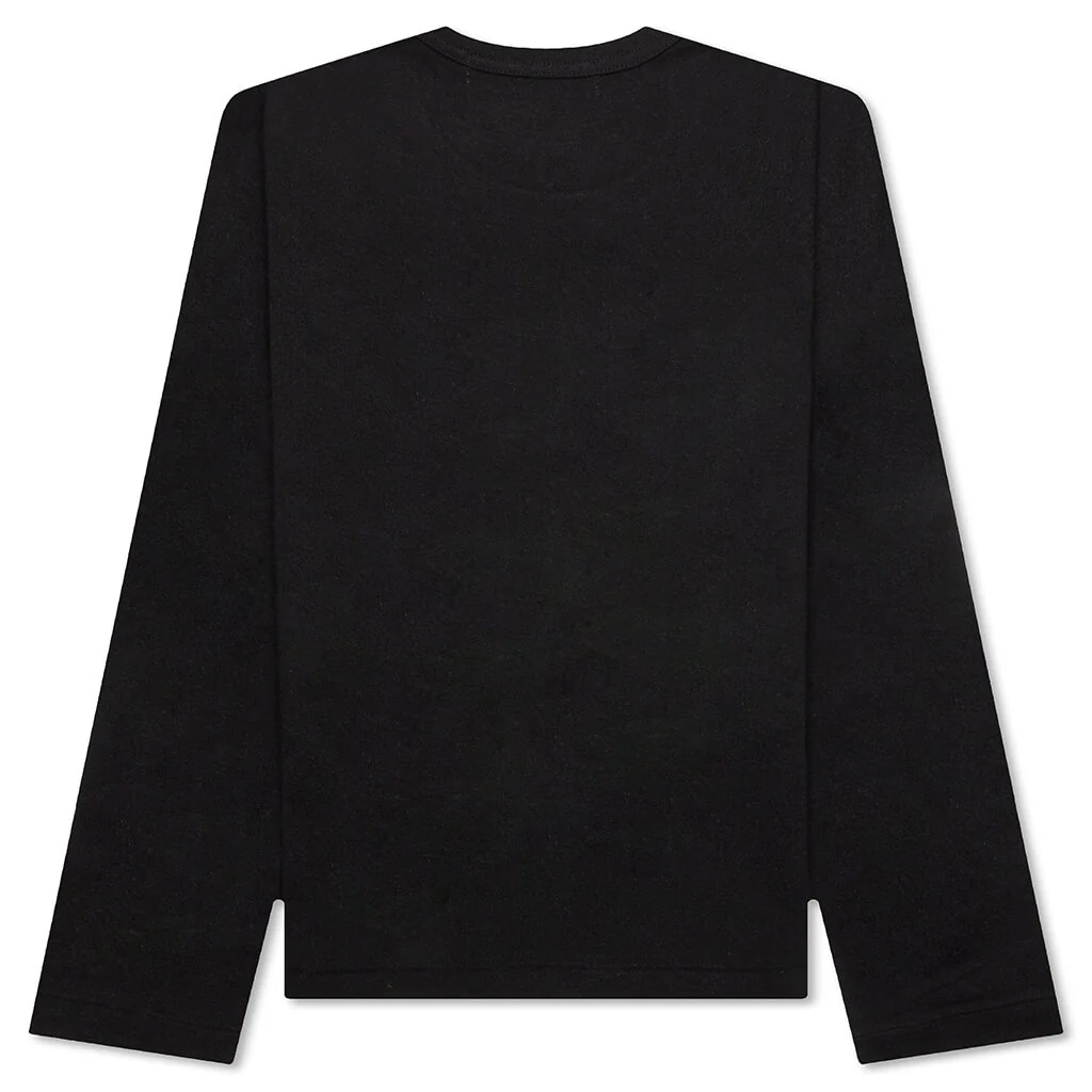 Comme des Garcons PLAY x the Artist Invader Women's L/S Tee - Black - Image 2