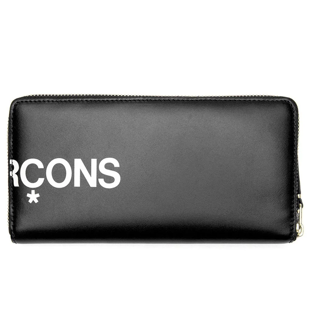 Comme des Garcons SA0111 Huge Logo Leather Wallet - Black - Image 3