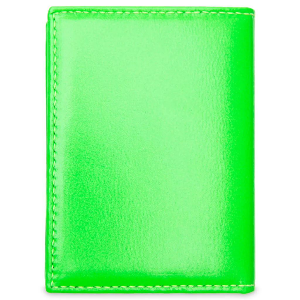Comme des Garcons Super Fluo Wallet - Green/Blue - Image 3