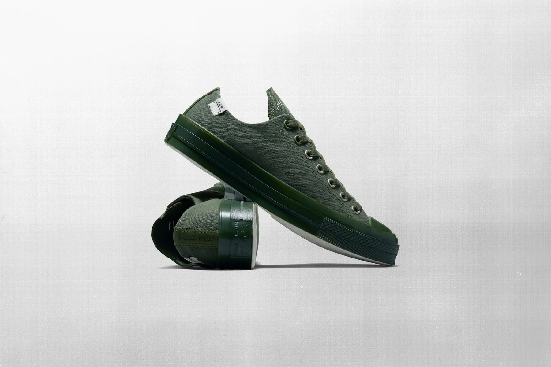 Converse x A-Cold-Wall Chuck 70 OX - Rifle Green/Silver Birch - Image 5