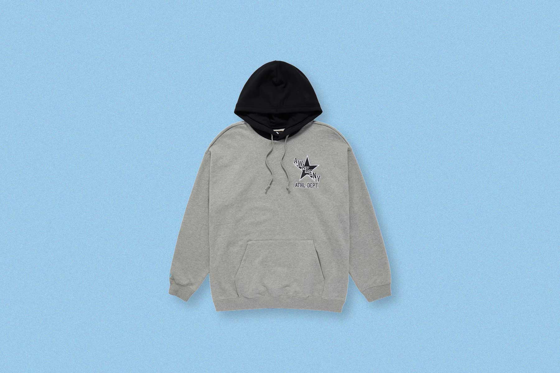 Converse x Awake Fleece Hoodie - Vintage Grey Heather - Image 2