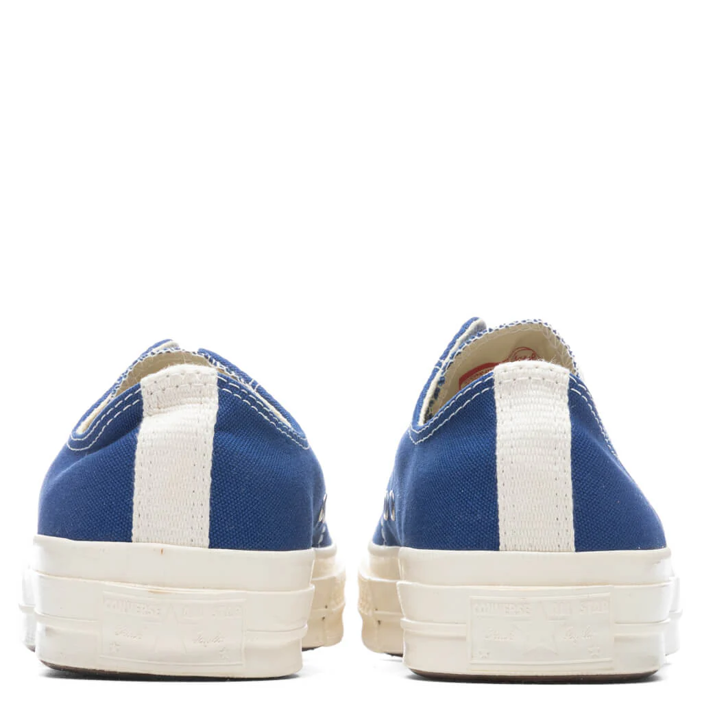 Converse x Comme Des Garcons PLAY All Star Chuck '70 Ox - Blue - Image 4