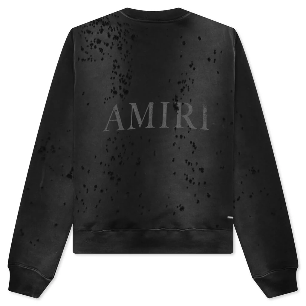 Core Logo Shotgun Crewneck - Faded Black - Image 2