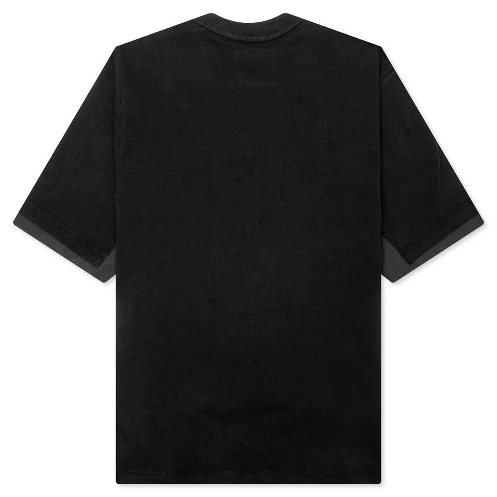Cotton Jersey T-Shirt - Black - Image 2