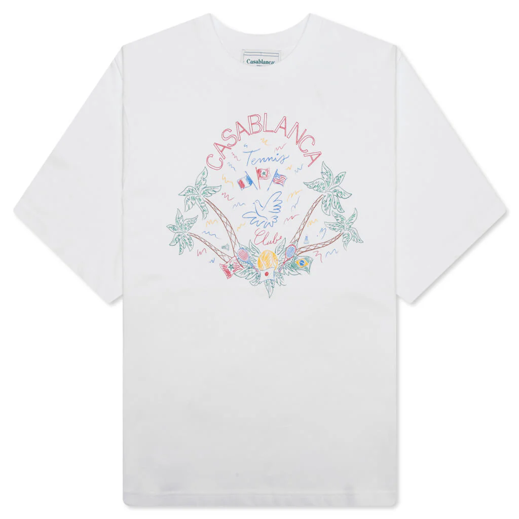 Crayon Tennis Club Jersey - Heavy White