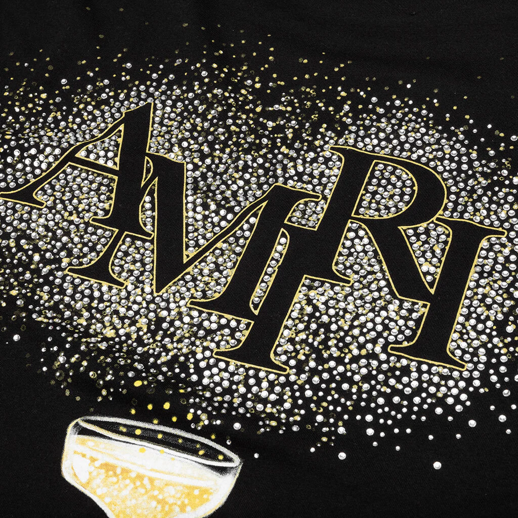 Crystal Champagne Tee - Black - Image 4