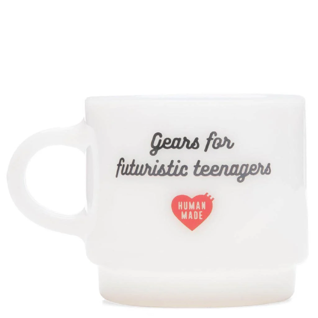 Dachs Glass Mug - White - Image 2
