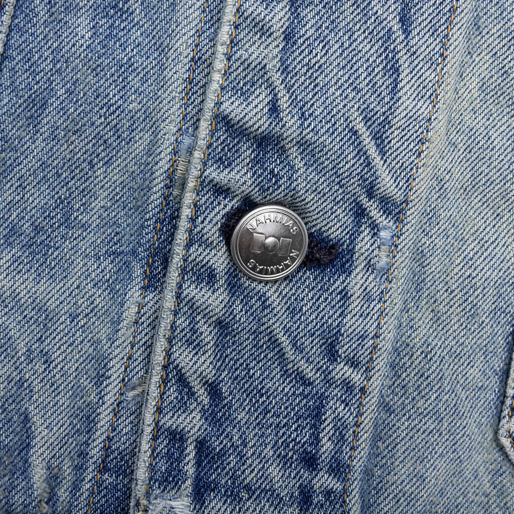 Denim Field Jacket - Light Wash - Image 4