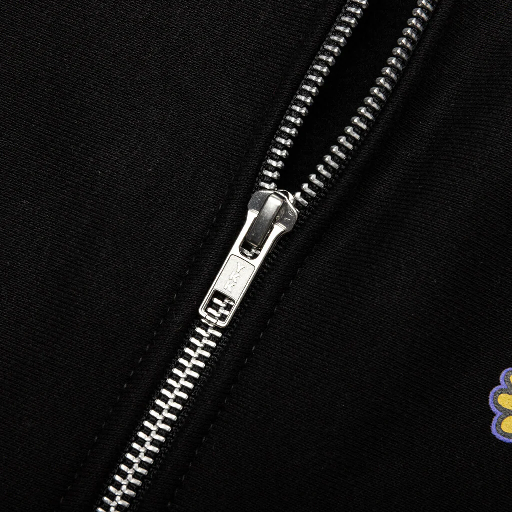 Dollie Zip Hoodie - Black - Image 3