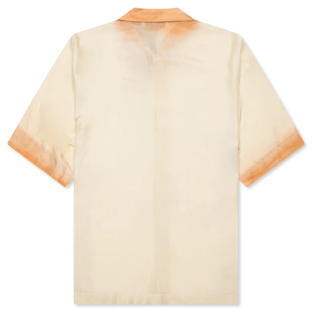 Silk Ombre Shirt - Orange - Image 2