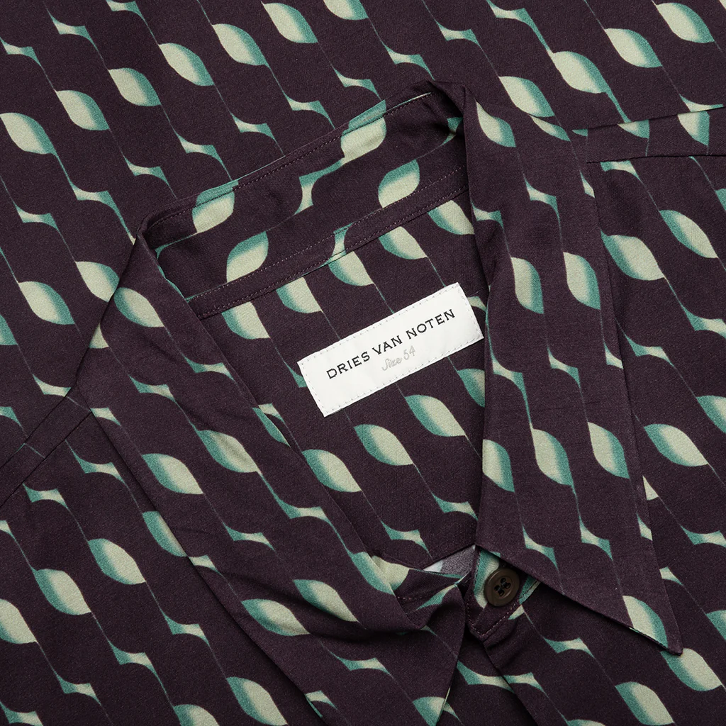 Short Sleeve Shirt - Brown - Image 3