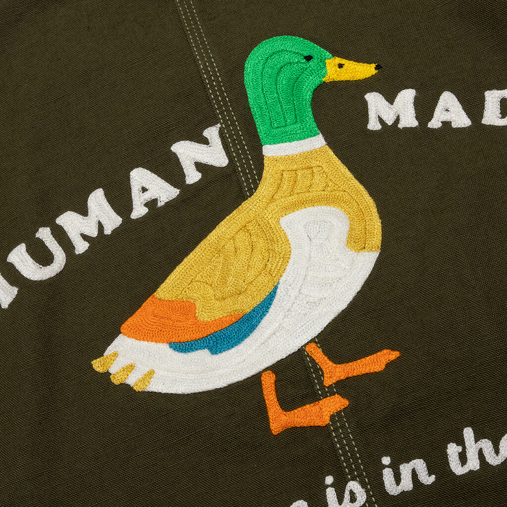 Duck Coverall Jacket - Olive - Image 4