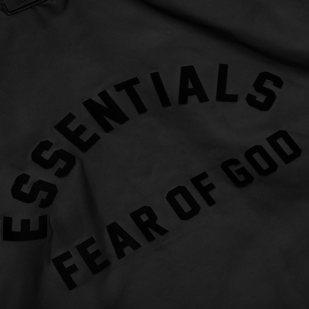 Kid’s Essentials Core Coaches Jacket - Jet Black - Image 3