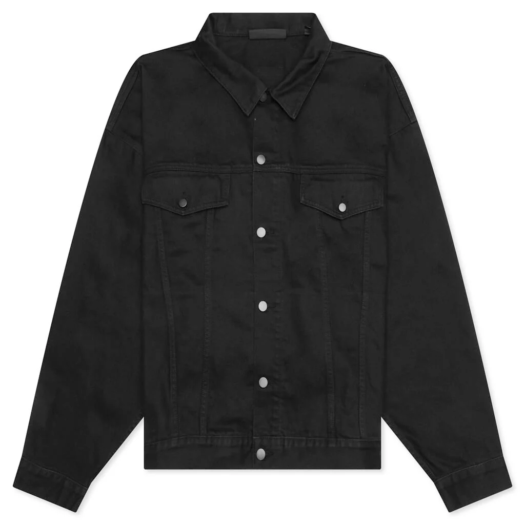 Denim Jacket - Jet Black