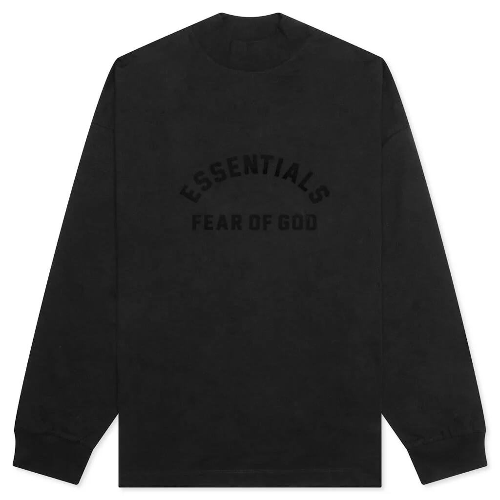 L/S Tee - Jet Black